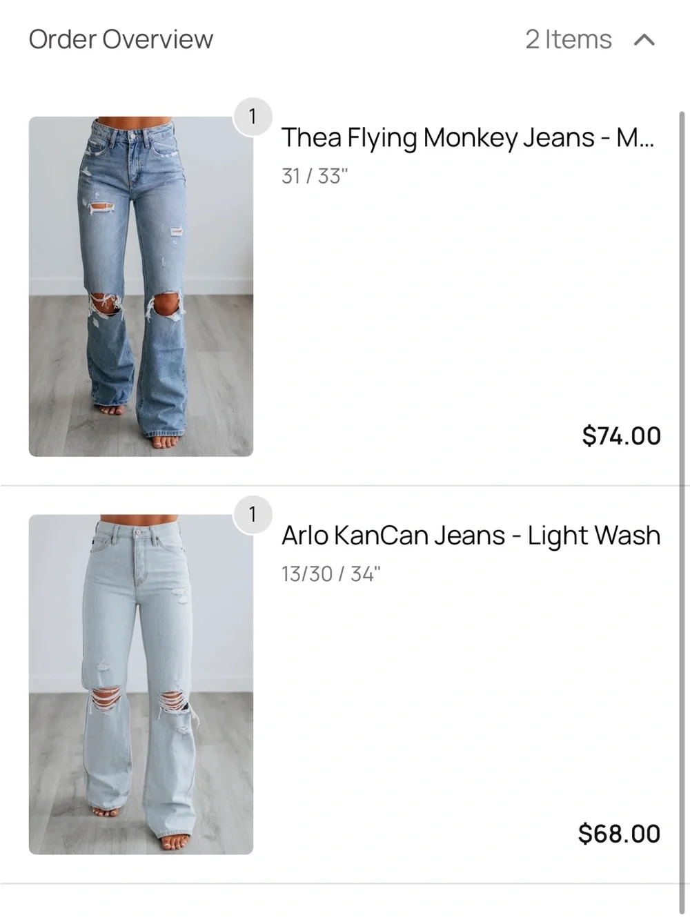 Flying Monkey Light Blue Distressed Wide-Leg Jeans